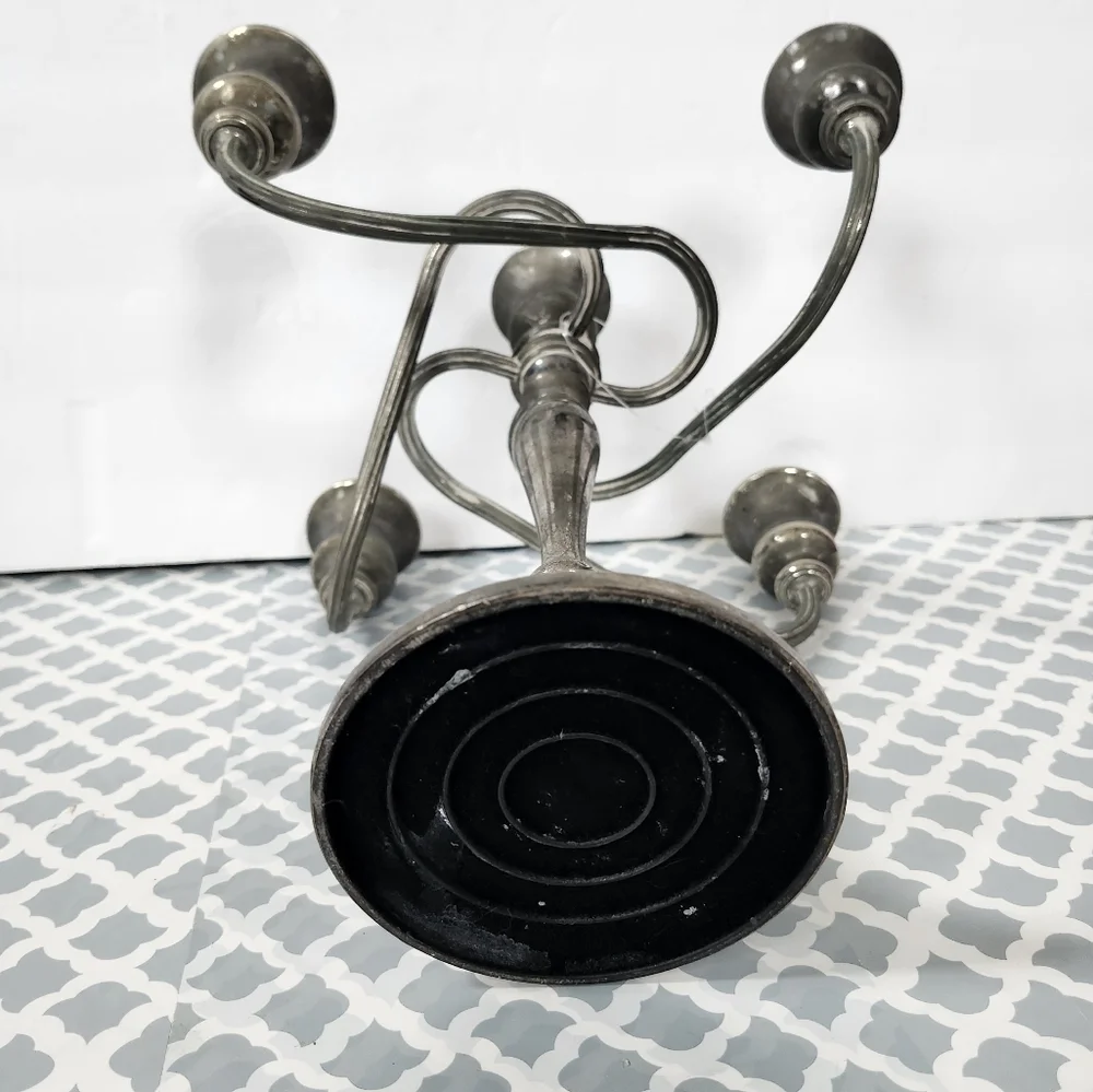 Silverplate Candelabra 5 Branch